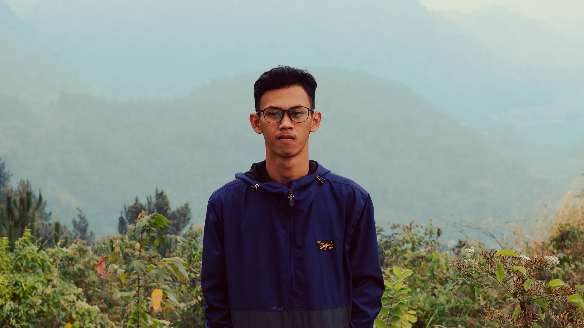 Teman saya di sekitaran pos 3